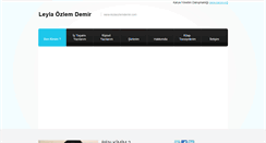 Desktop Screenshot of leylaozlemdemir.com